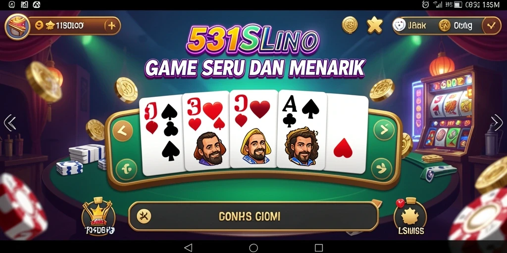 Screenshot gameplay Domino di 531SLOT yang menampilkan suasana seru.