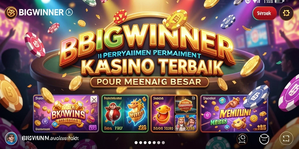 Tampilan menarik dari gameplay Kasino di BIGWINNER.