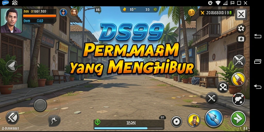Tampilan gameplay DS99 yang menghibur dan santai.