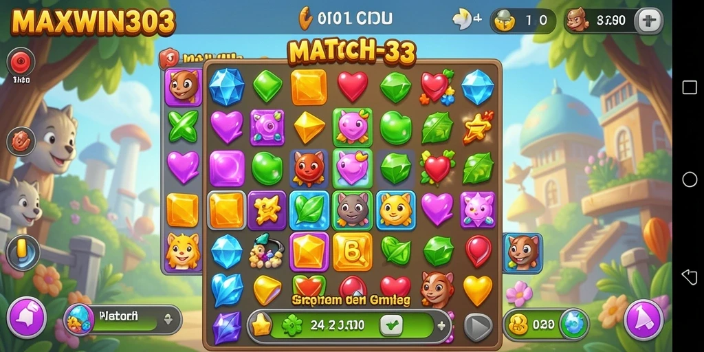 Tampilan gameplay seru dan menantang di MAXWIN303.