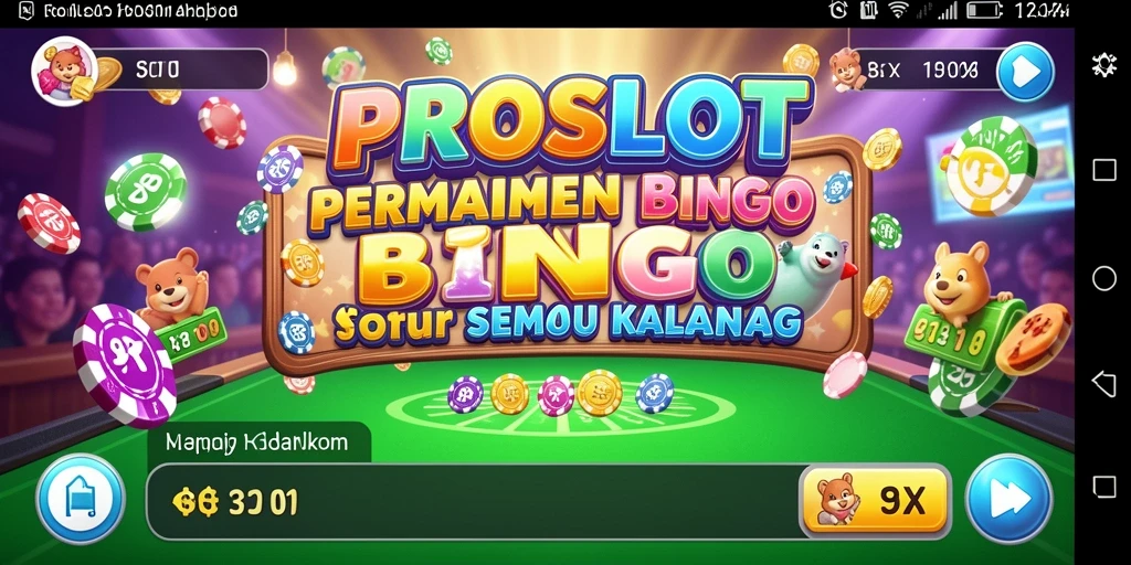 Tampilan gameplay PROSLOT yang menarik saat bermain Bingo.