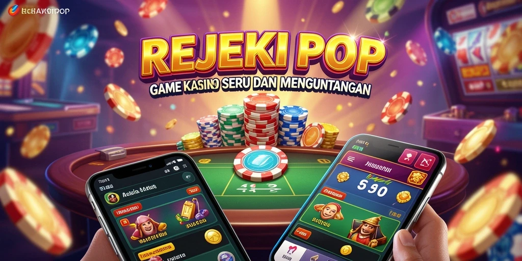Tampilan menarik permainan Kasino di REJEKIPOP.