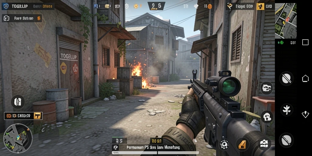 Tampilan gameplay TOGELUP yang seru dan menegangkan.